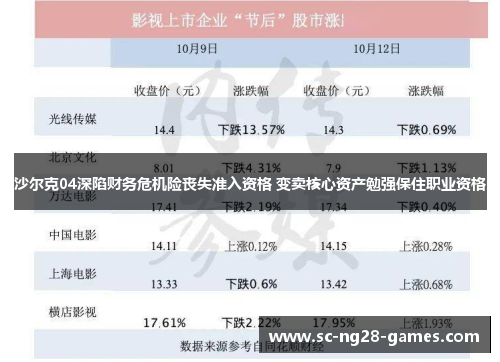 沙尔克04深陷财务危机险丧失准入资格 变卖核心资产勉强保住职业资格 沙尔克04深陷财务危机险丧失准入资格 变卖核心资产勉强保住职业资格